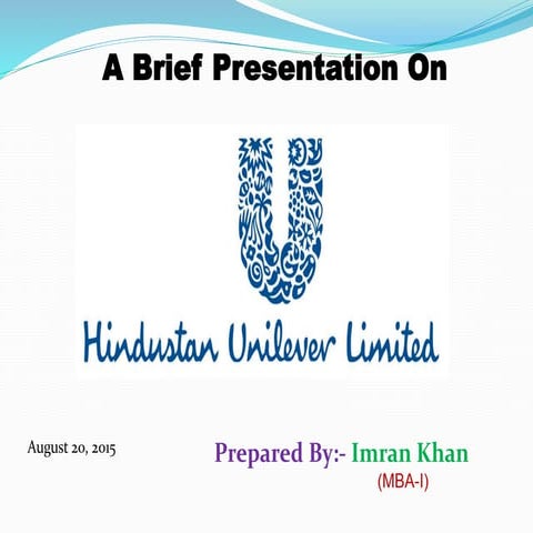 Hindustan uniliver limited