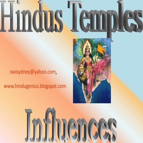 Hindu Temples in South East Asia