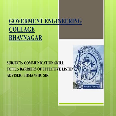 communication skills