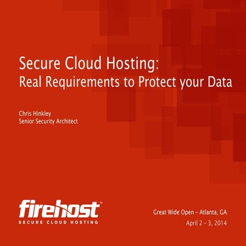 Secure Cloud Hosting: Real Requirements to Protect your Data