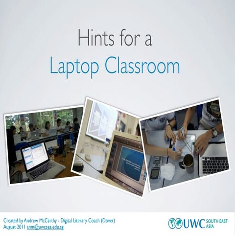 Hints for a Laptop Classroom
