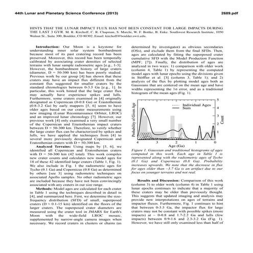 Hints that the_lunar_impactflux_has_not_been_constant_for_large_impacts_durin...