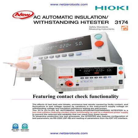 Hioki 3174 Insulation Tester