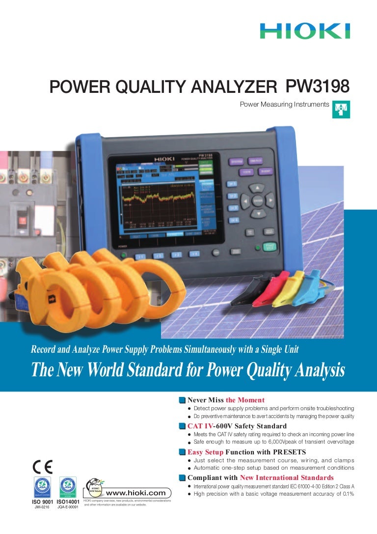 Hioki pw3198 power_quality_analyzer_datasheet