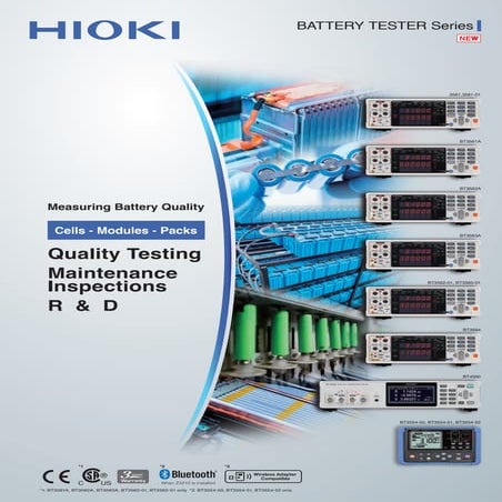 Hioki series battery_tester_denkei
