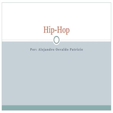HISTORIA DEL HIP HOP | PDF
