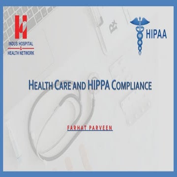 HIPAA Complaince