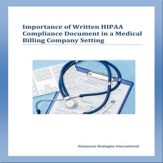 Importance of Written HIPAA Complia...