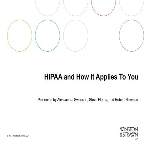 HIPAA and How it Applies to You