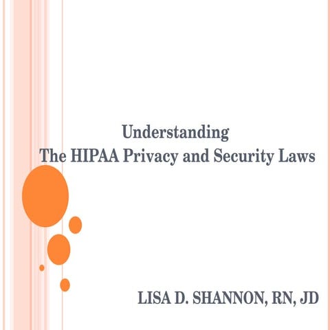 HIPAA  Audio Presentation