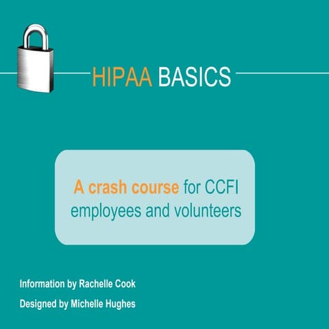 Hipaa basics