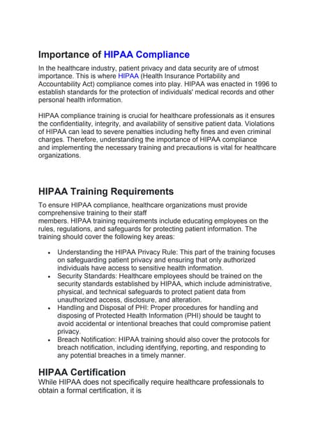HIPAA Compliance Training with Evolve e-Learning | PPTX