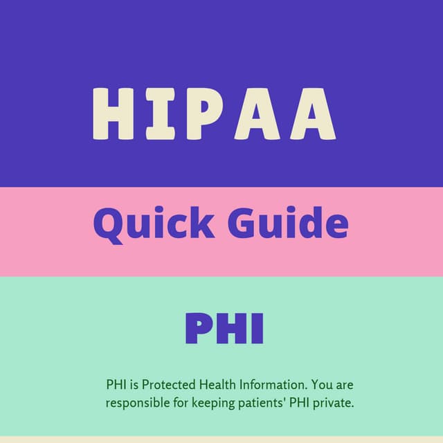 HIPAA Infographic