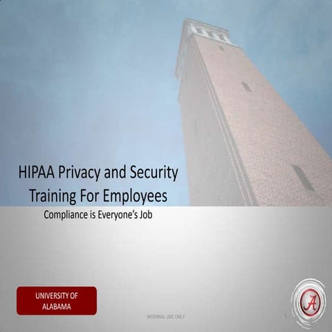 HIPAA Training - 2011