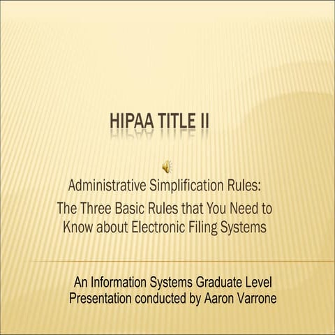 HIPAA TITLE II (2)