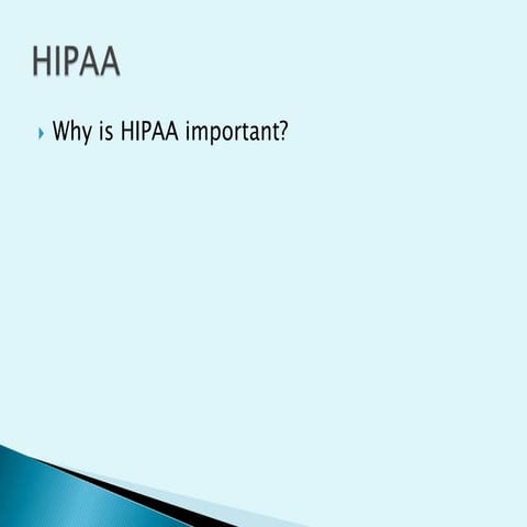 HIPAA Training | PPTX