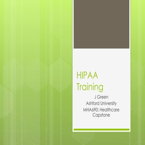 Hipaa training