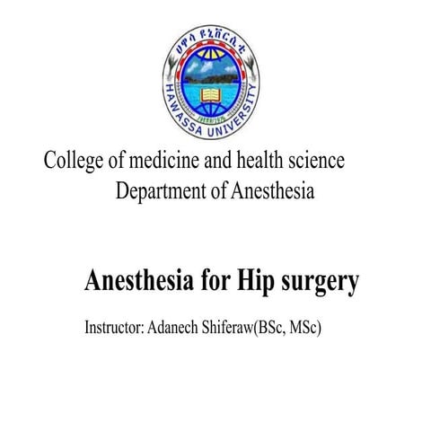 Orthopedics Hip and knee  arthroplasty.pptx
