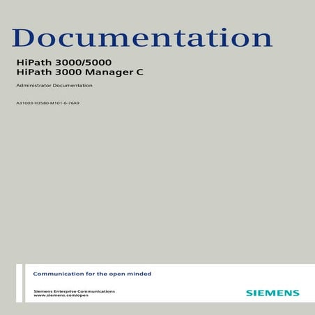 Hi path 3000 &amp; 5000 v8 manager c administrator documentation   issue 6