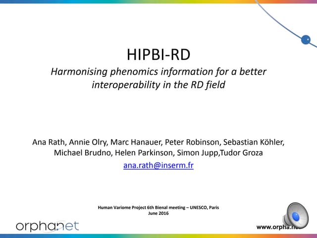 HIPBI-RD: Harmonising phenomics inf...