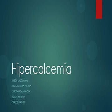 Hipercalcemia