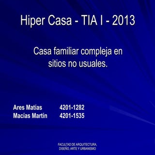 Hiper casa   ares-macias