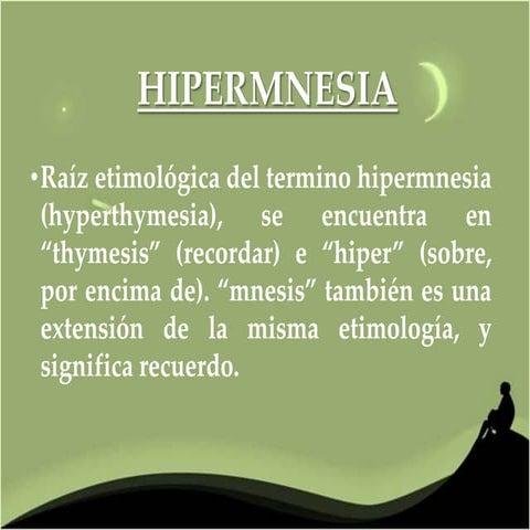 Hipermnesias | PPTX