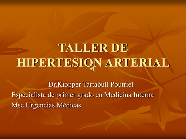 Hipertensi¢n arterial
