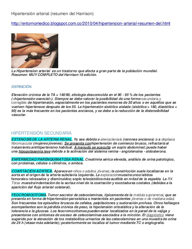 Soplos abdominales bilaterales e hipertensión