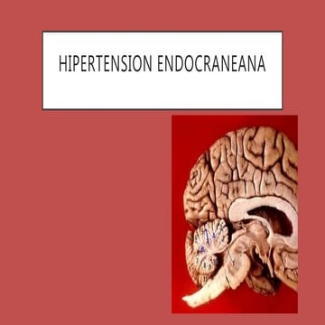 Hipertension endocraneana