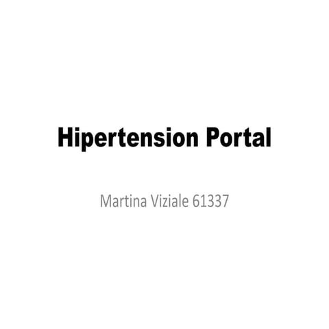 Hipertension portal