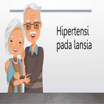 materi hipertensi pada lansia dan komplikasi