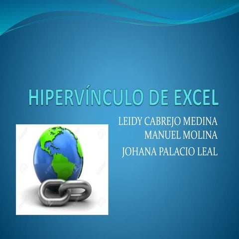 Hipervínculos en excel