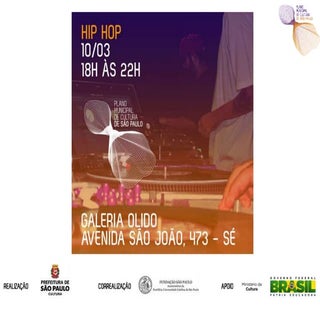 PROPOSTAS PARA O HIP HOP NO PLANO D...