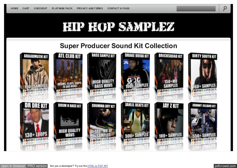 hip hop producer website