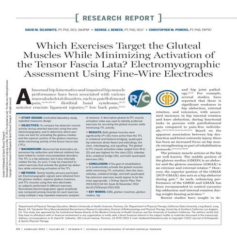 Effectiveness of Manual Mobilization with Movement on Pain and Strength ...