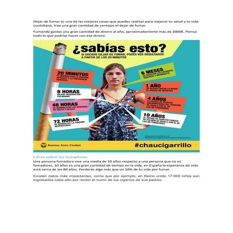 Hipnosis para  dejar de fumar