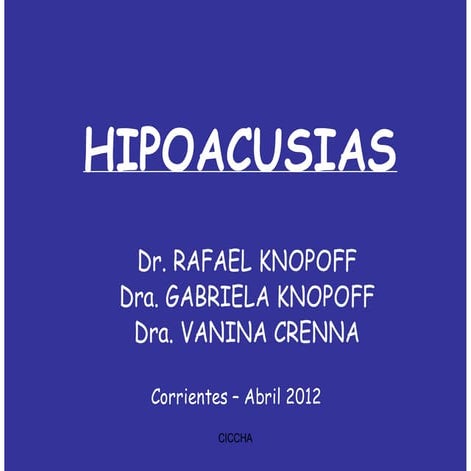 Hipoacusia   bera - oea-1