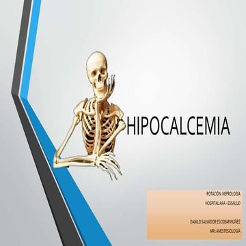 HIPOCALCEMIA