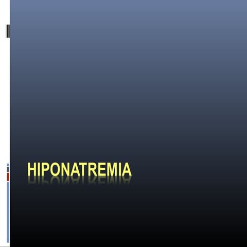 Hiponatremia casos upao 2010