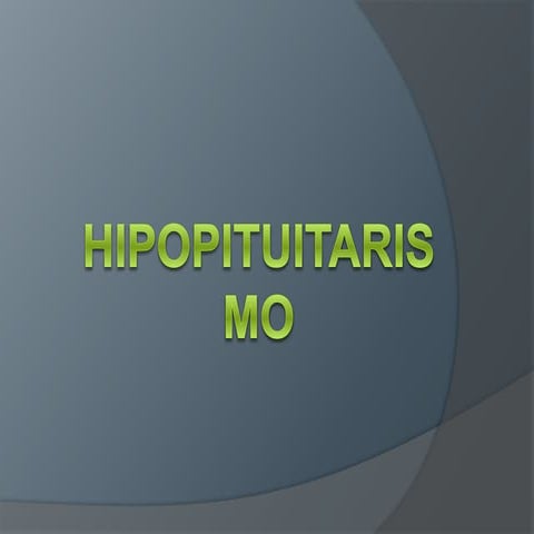 Hipopituitarismo 
