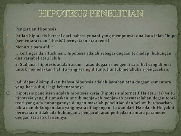 Apa Itu Hipotesis Menurut Para Ahli Apa Itu Hipotesis Menurut Para Ahli