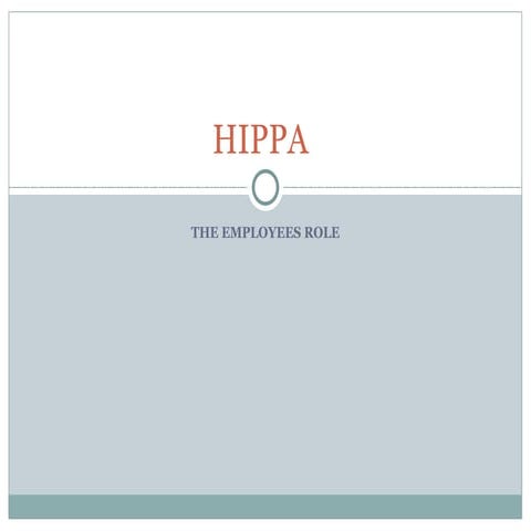 Hippa | PPT