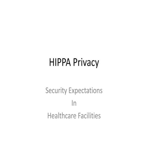 Hippa privacy