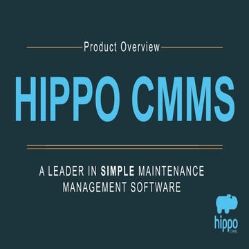 Hippo CMMS Overview