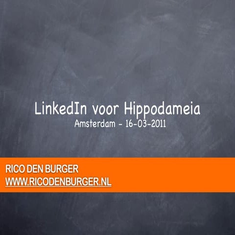 Linkedin Tips voor Hippodameia