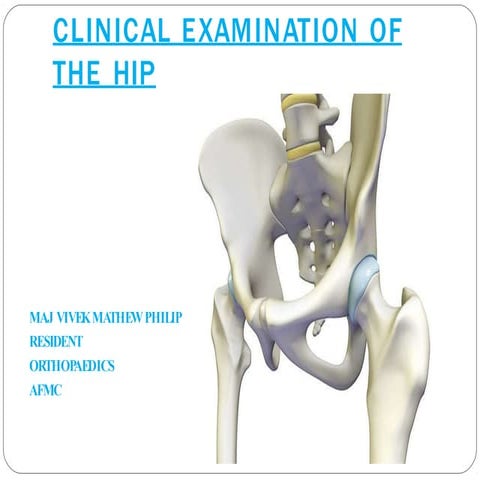 Hip examination 