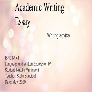Academic writing
