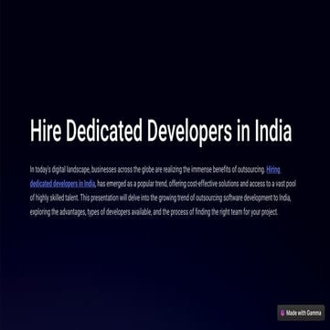 Hire Dedicated Developers in India For Your Business