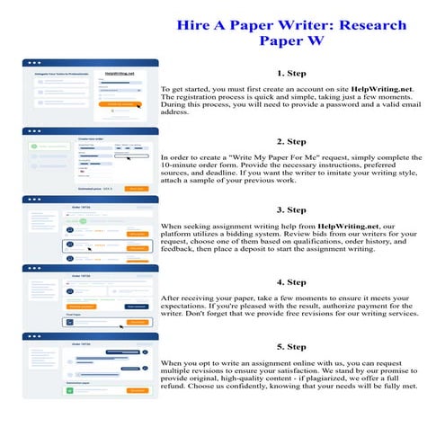 Hire A Paper Writer Research Paper W